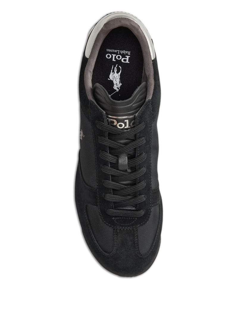 suede panelled sneakers 4