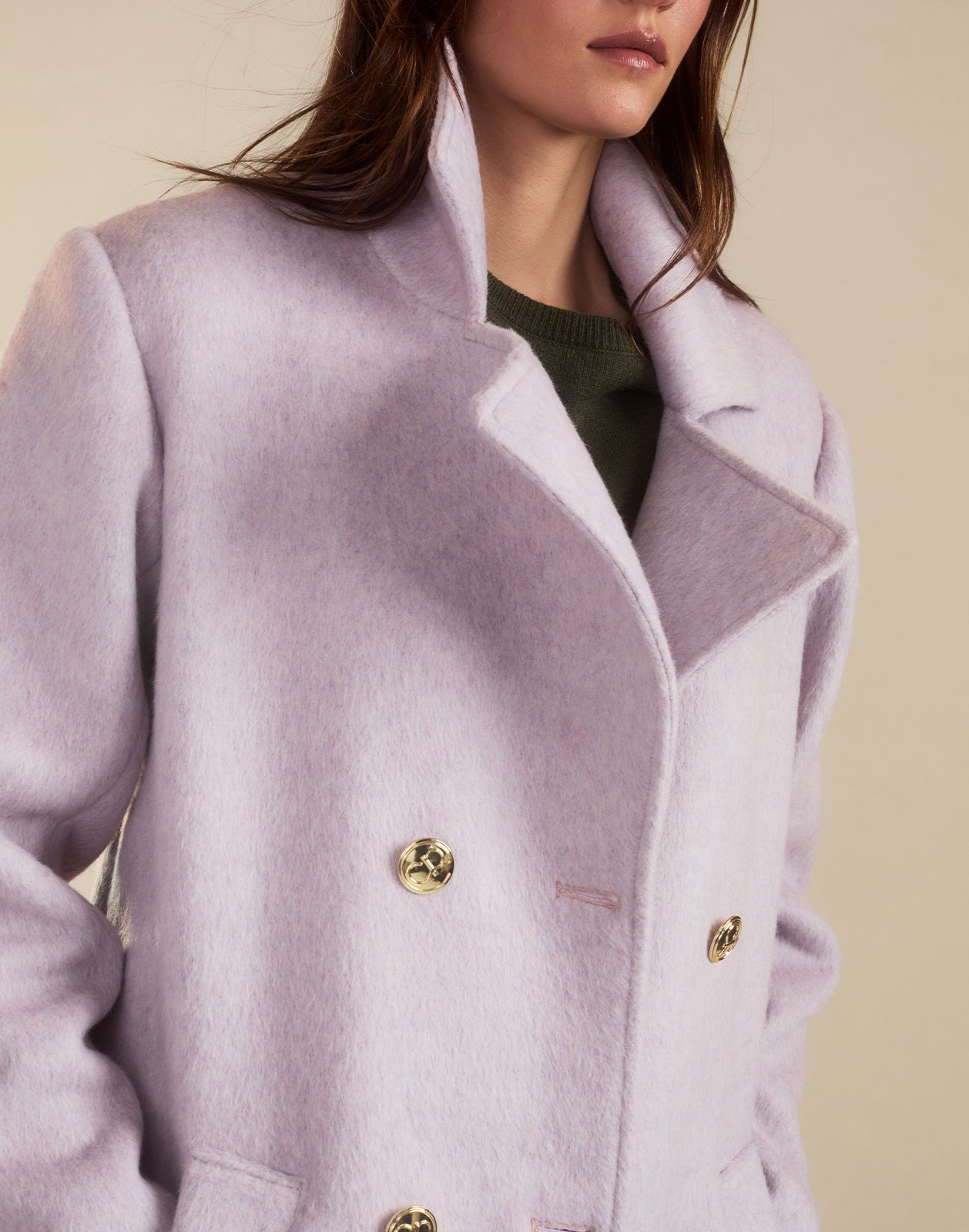 Noa Wool Cocoon Coat - 8