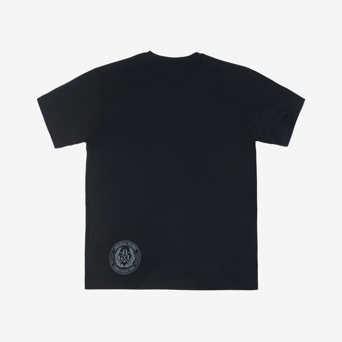 OGL 5.6oz Henley Tee - Black - 5