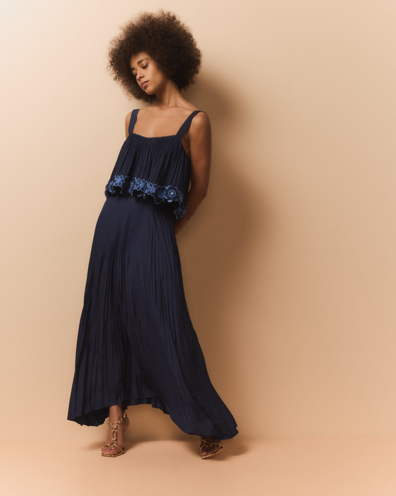 RAMY BROOK Winifred Pleated Asymmetric Skirt outlook