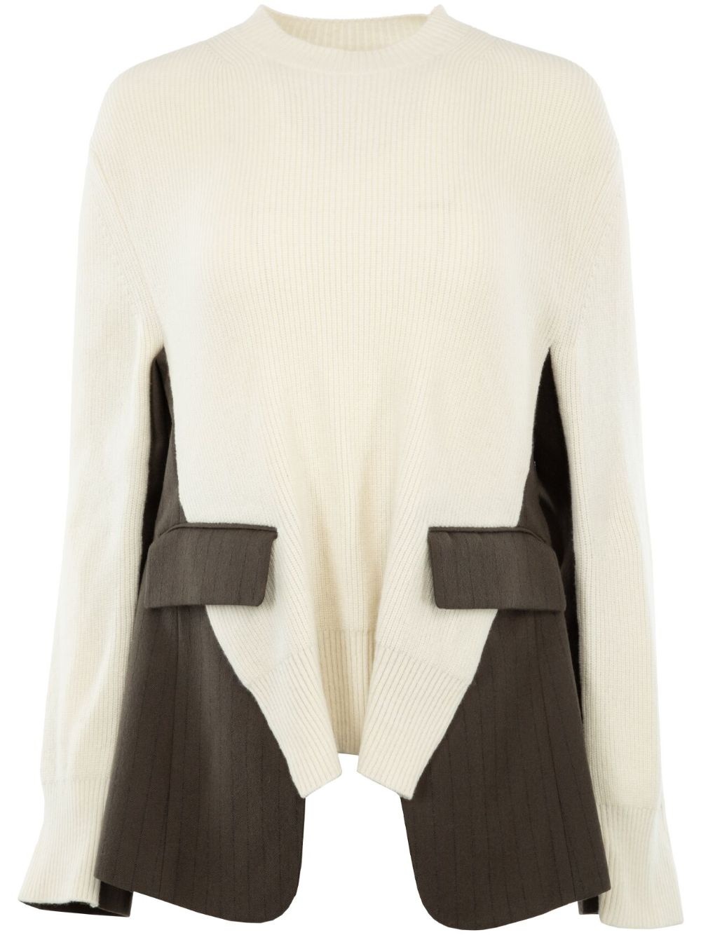 panelled jumper - 1