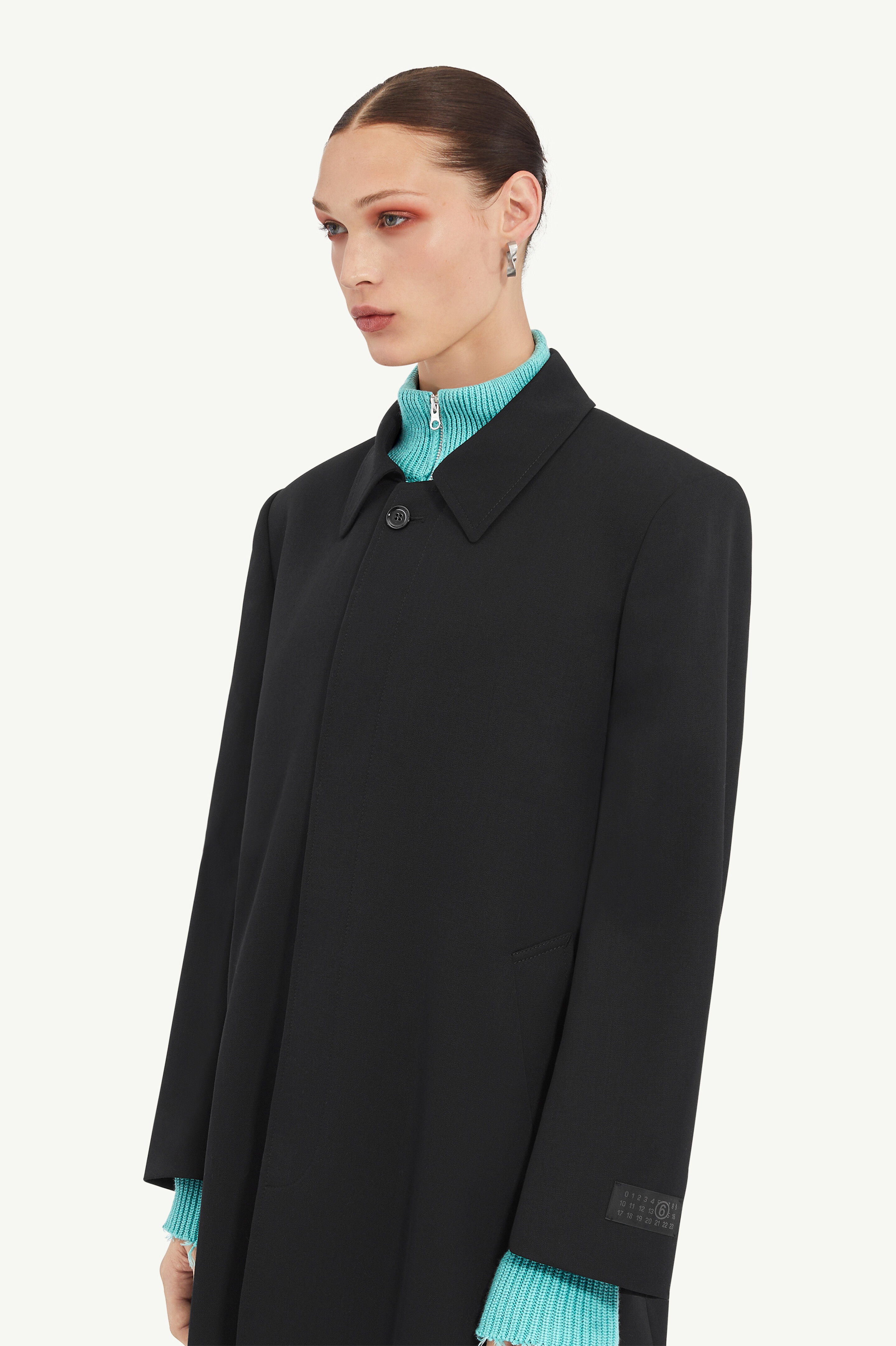Wool Gabardine Coat - 5