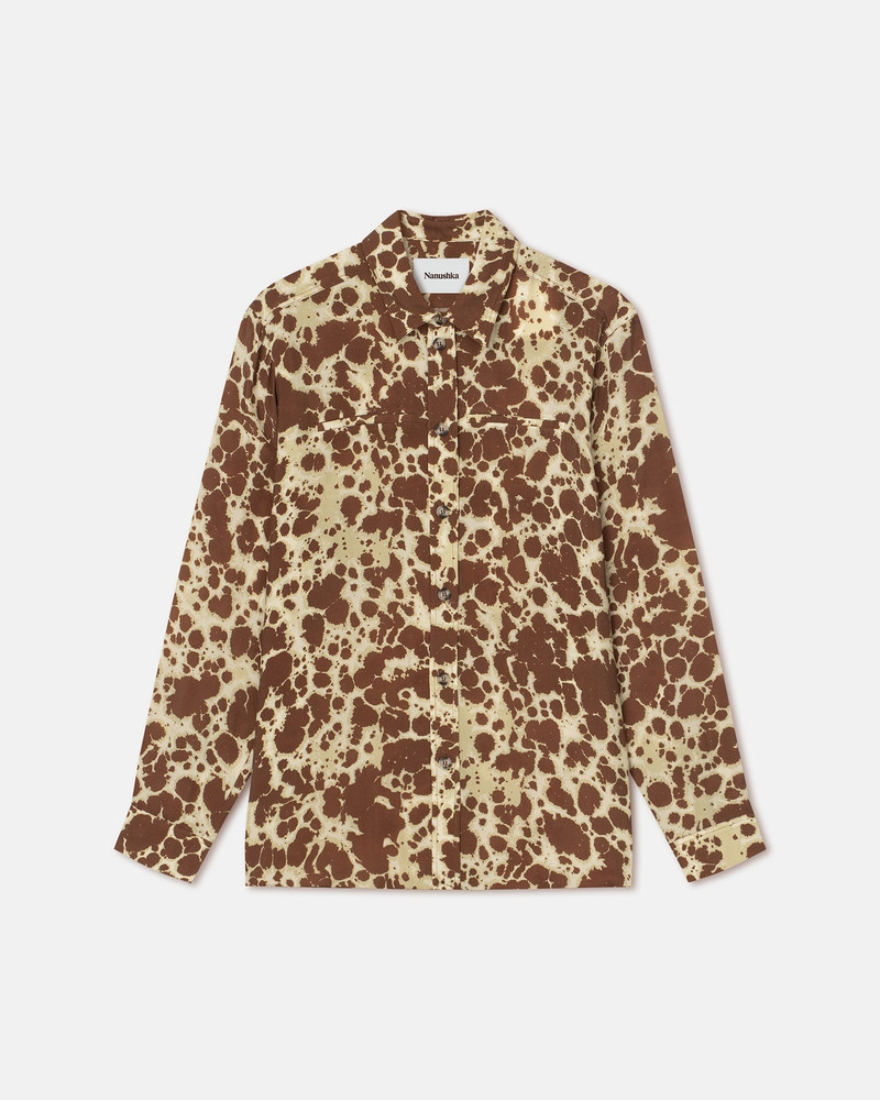Tie-Dyed Cupro Shirt 1