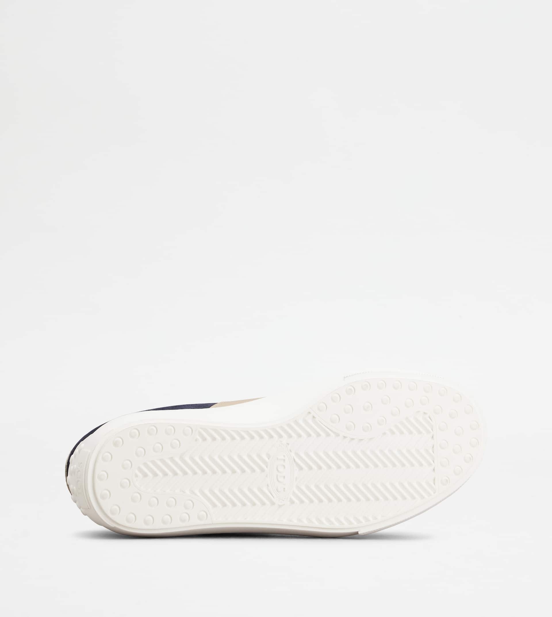 SNEAKERS IN SUEDE - BEIGE, GREY, BLUE - 5