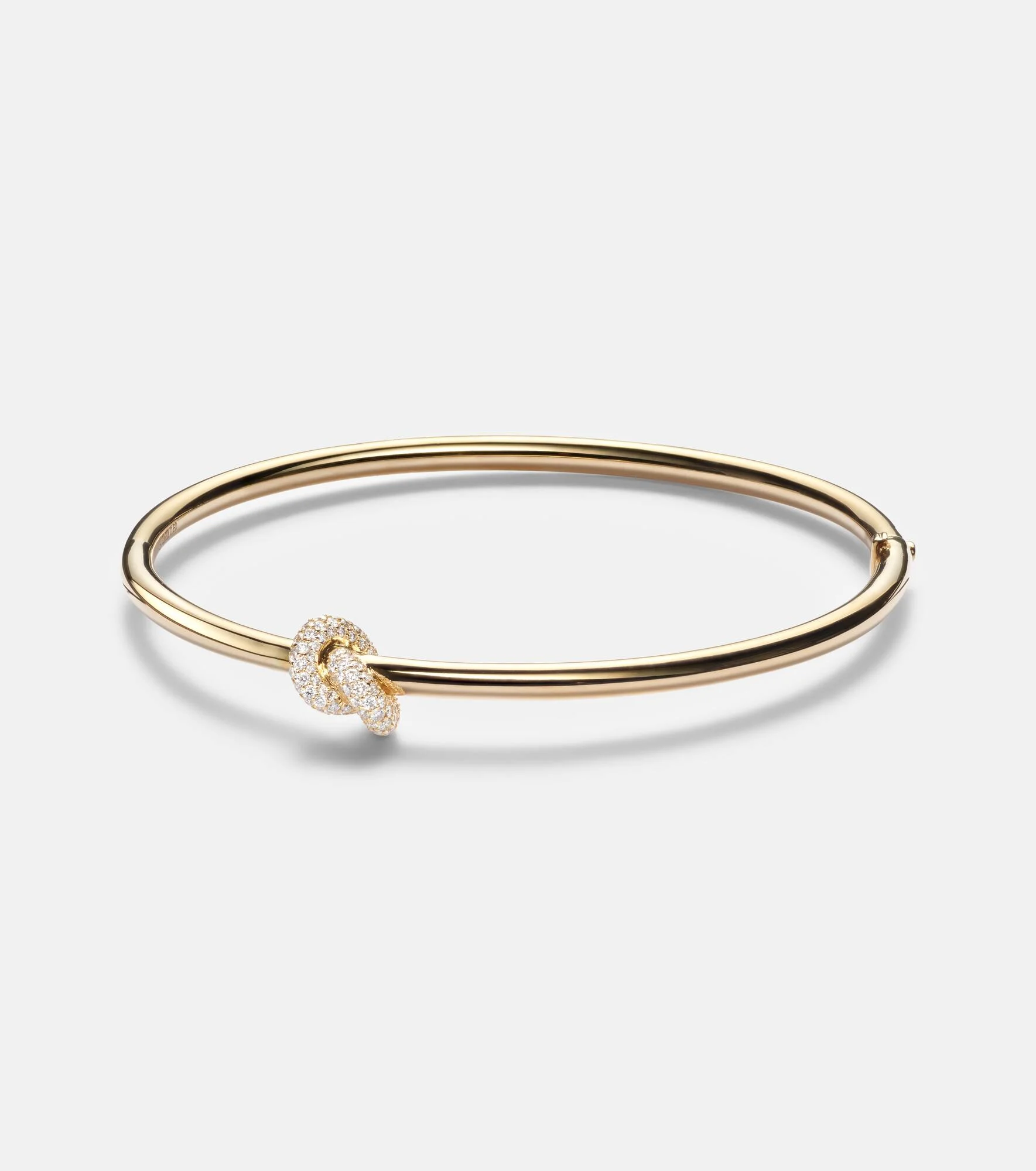 Legacy Knot 18kt gold bracelet with diamonds - 1