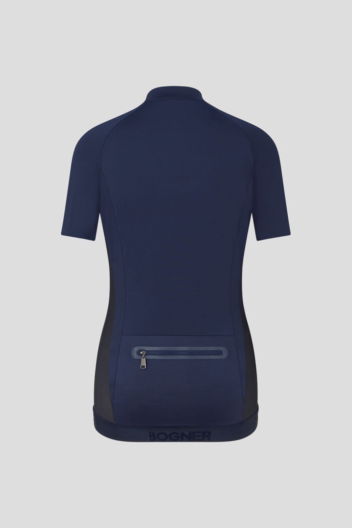 Fritzi Bike shirt in Navy blue/Orange - 6