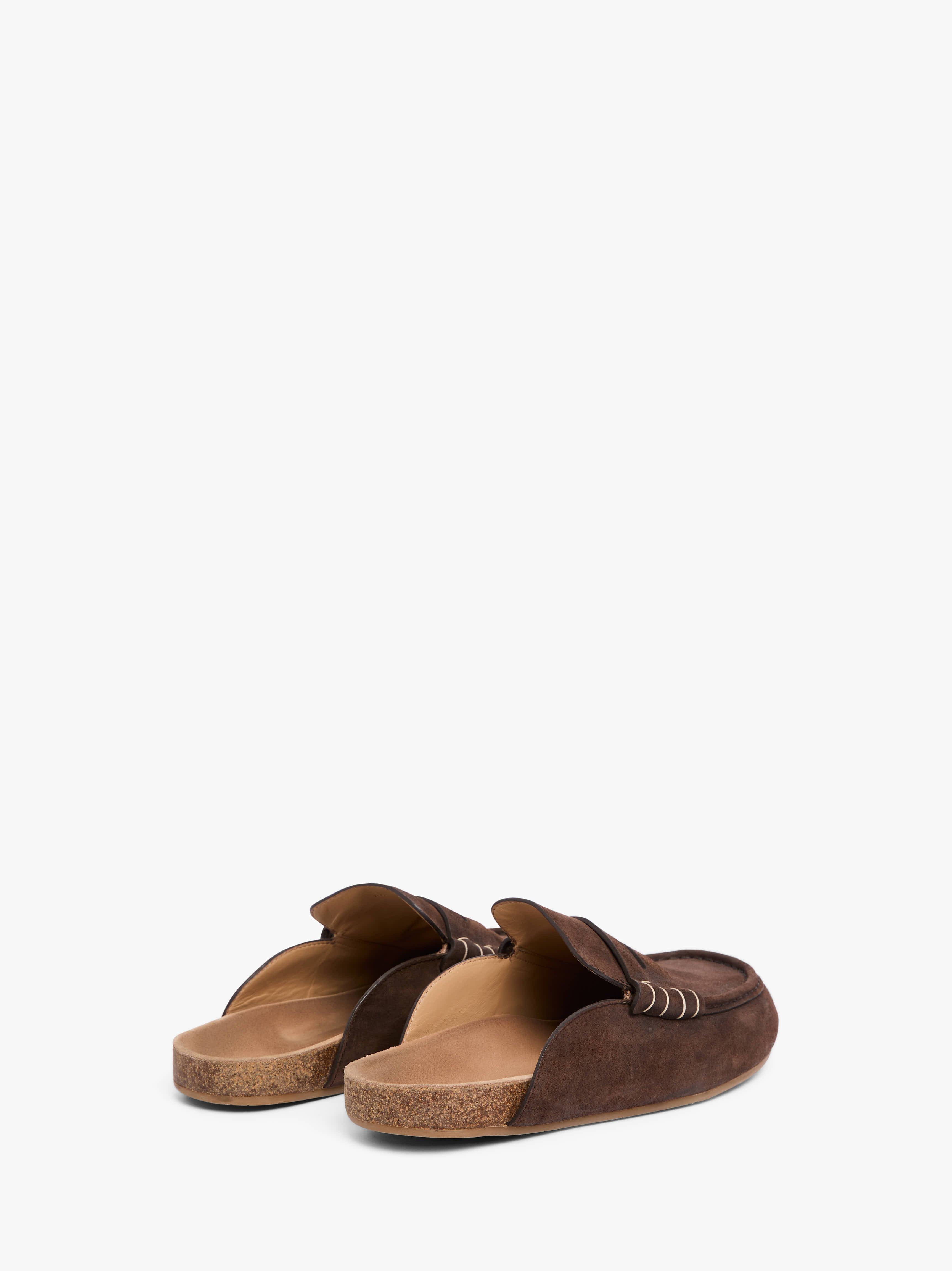 STITCH LOAFER - SUEDE MULES - 3