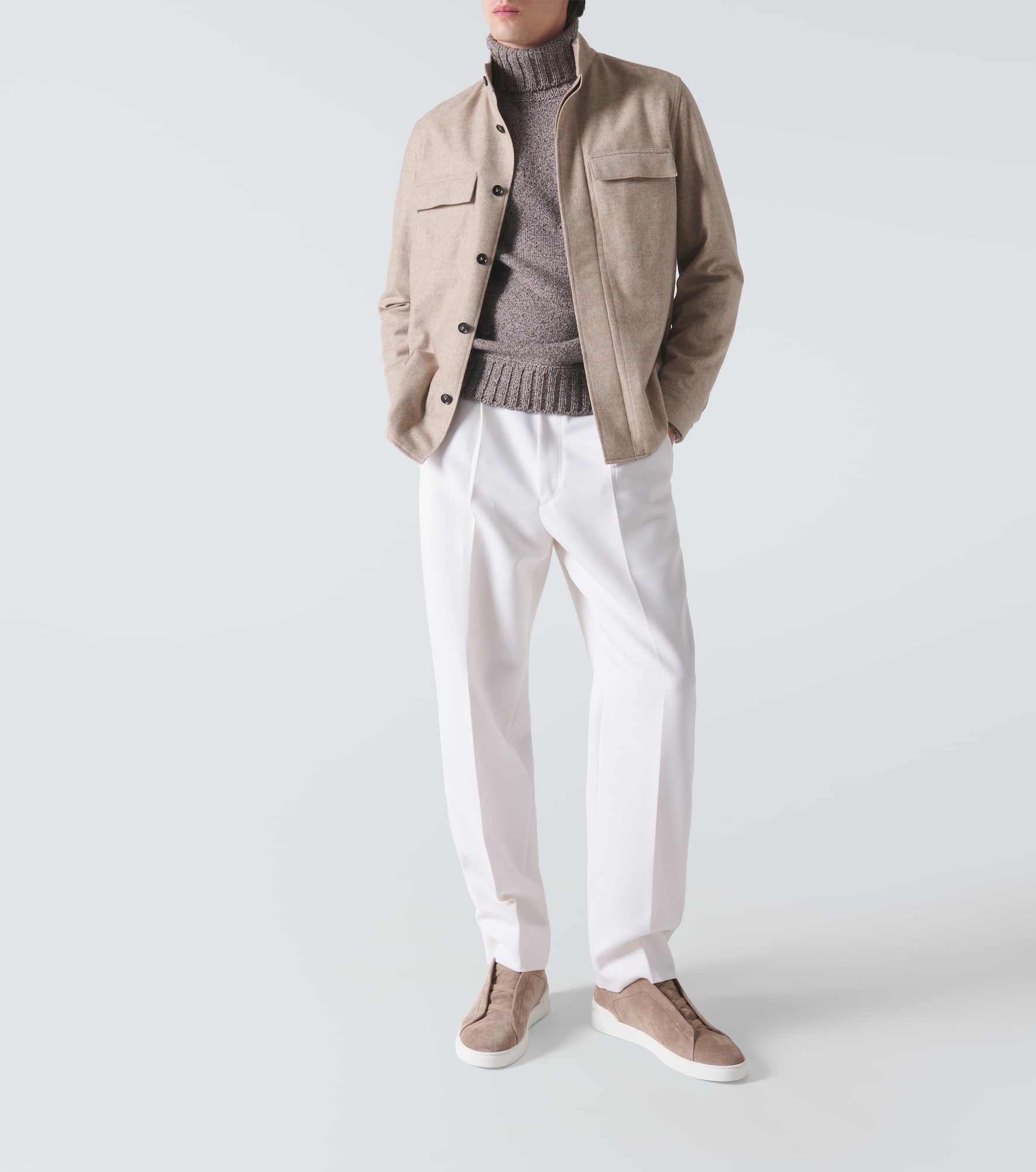 Cashmere turtleneck top - 2