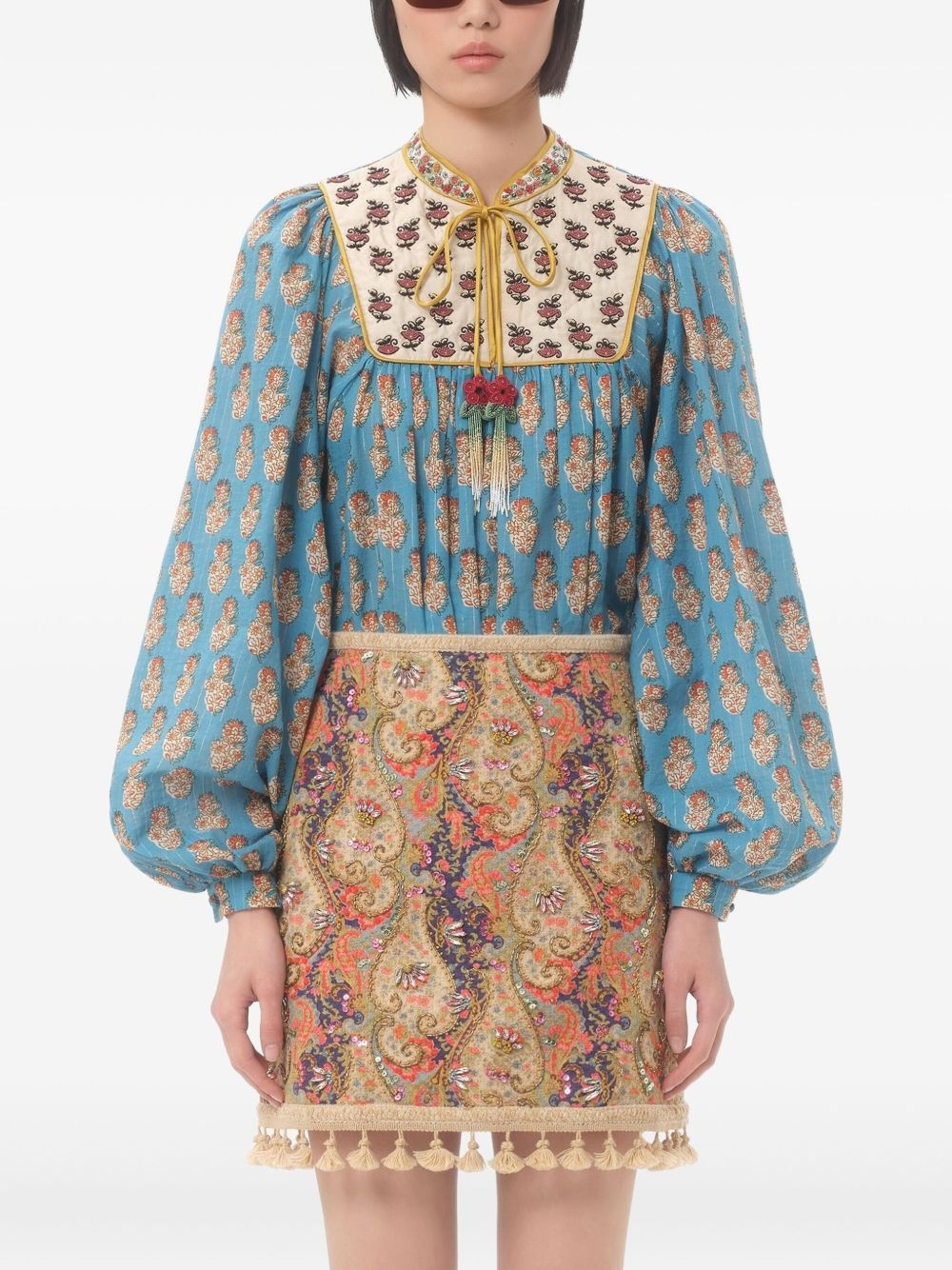 embroidered blouse - 3