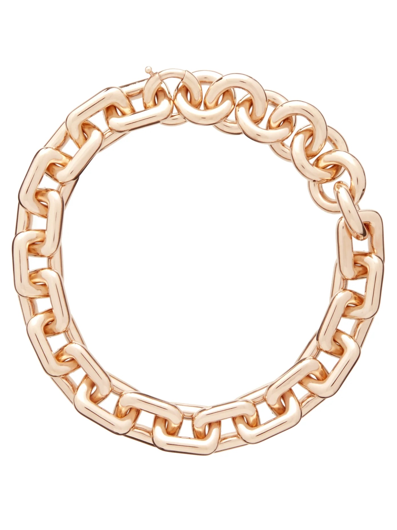 Chunky chain rose gold-plated choker - 1