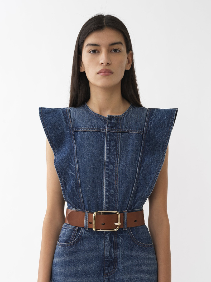 ANKLE-LENGTH FLARED DRESS 5