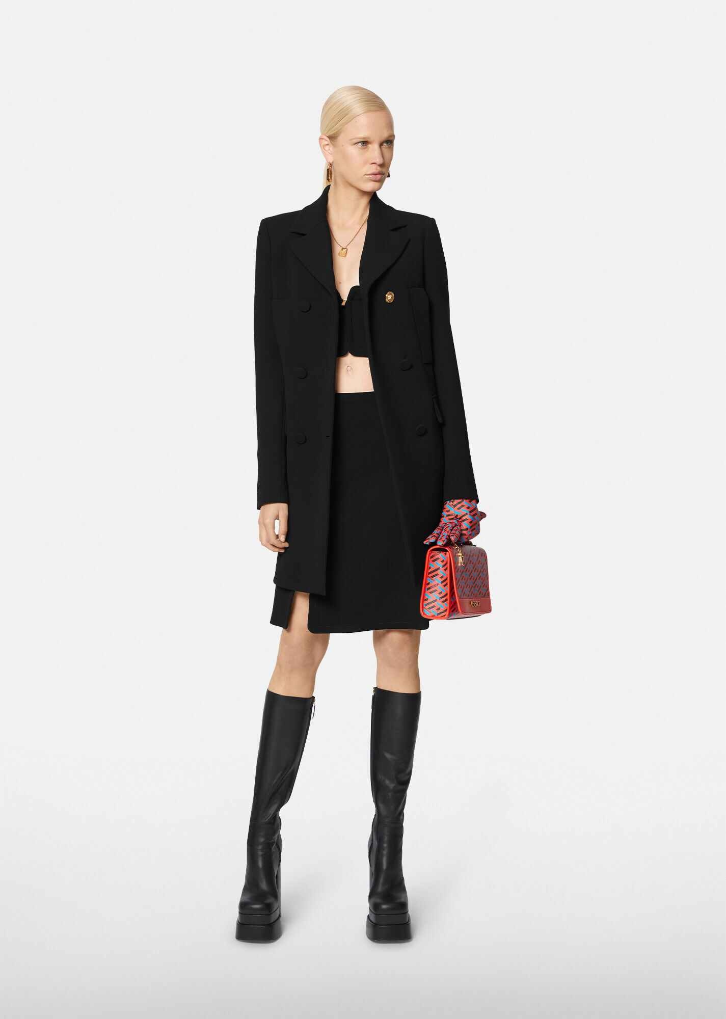 Medusa Wool Coat - 4
