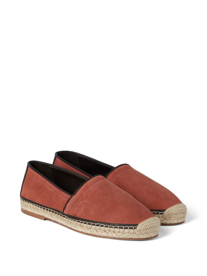 Brunello Cucinelli grained calfskin espadrilles outlook
