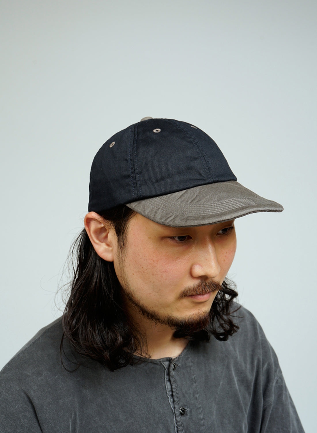 Baseball Cap Cotton Twill in Dark Navy - 2