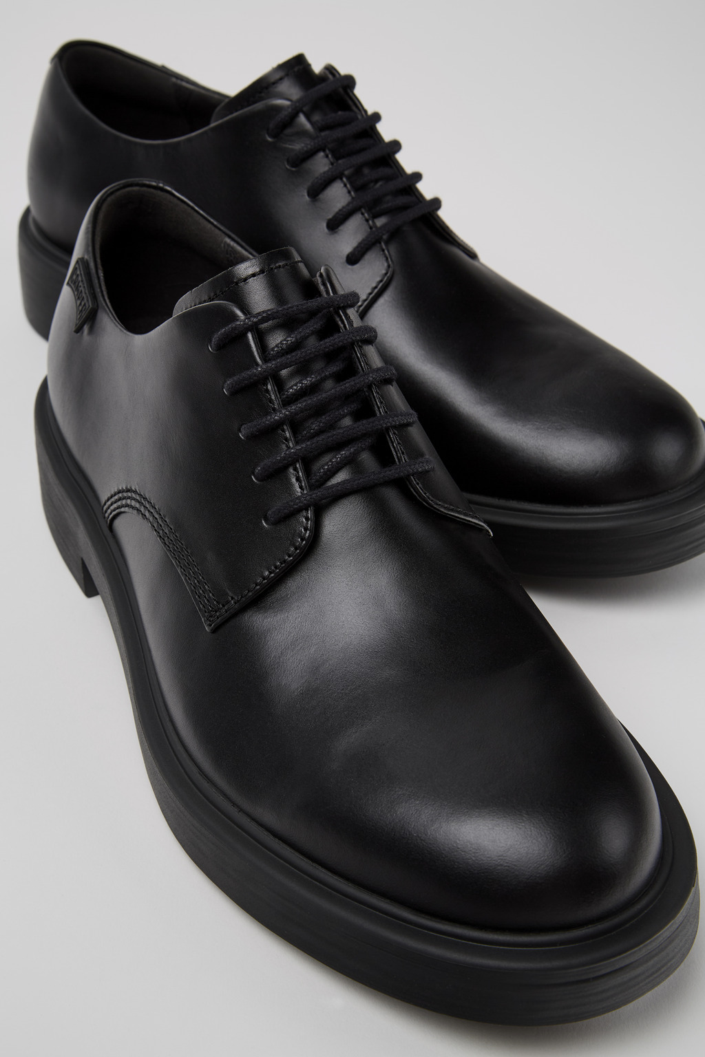Black Leather Shoes for Men. - 2