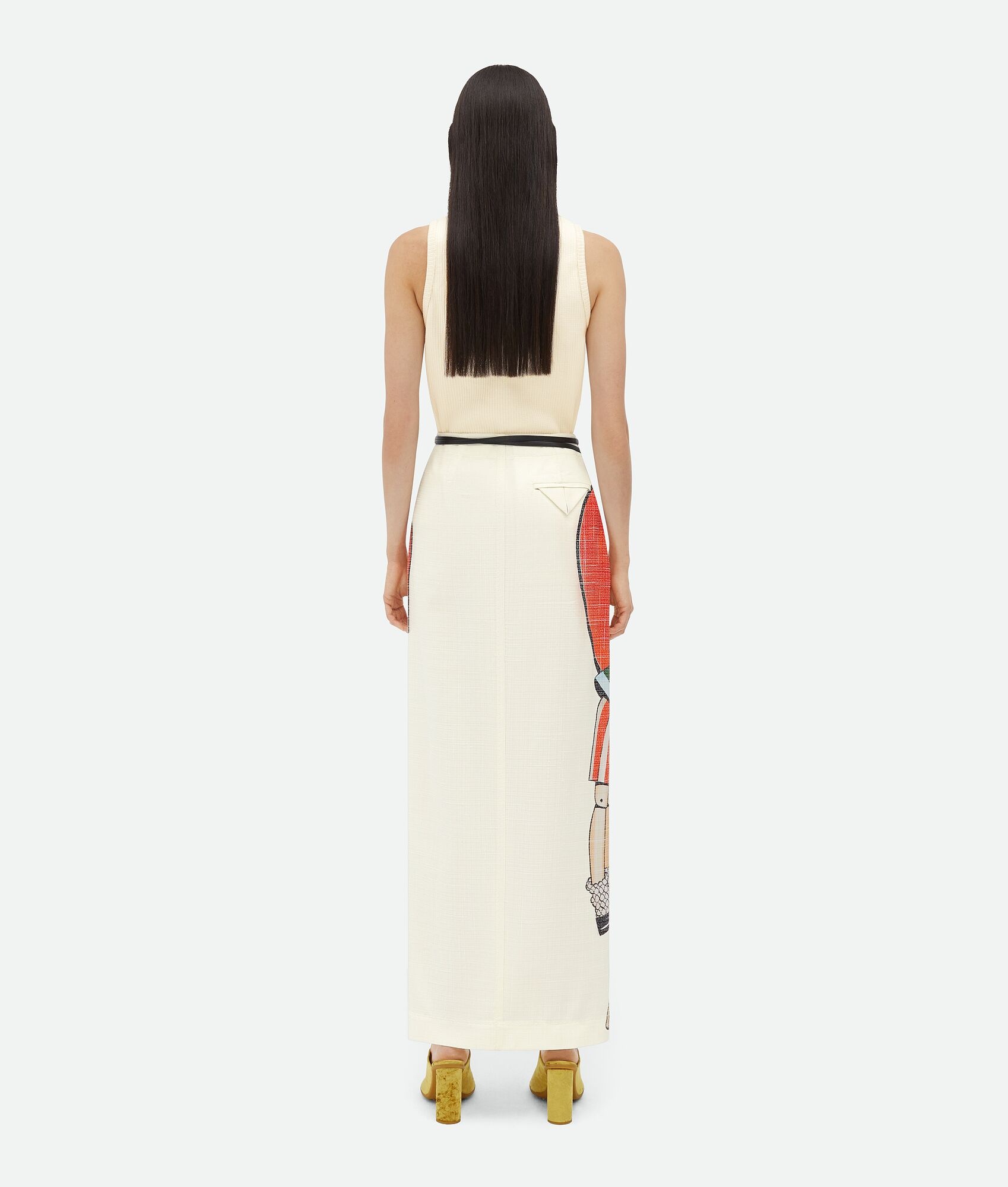 Printed Viscose Long Skirt - 3