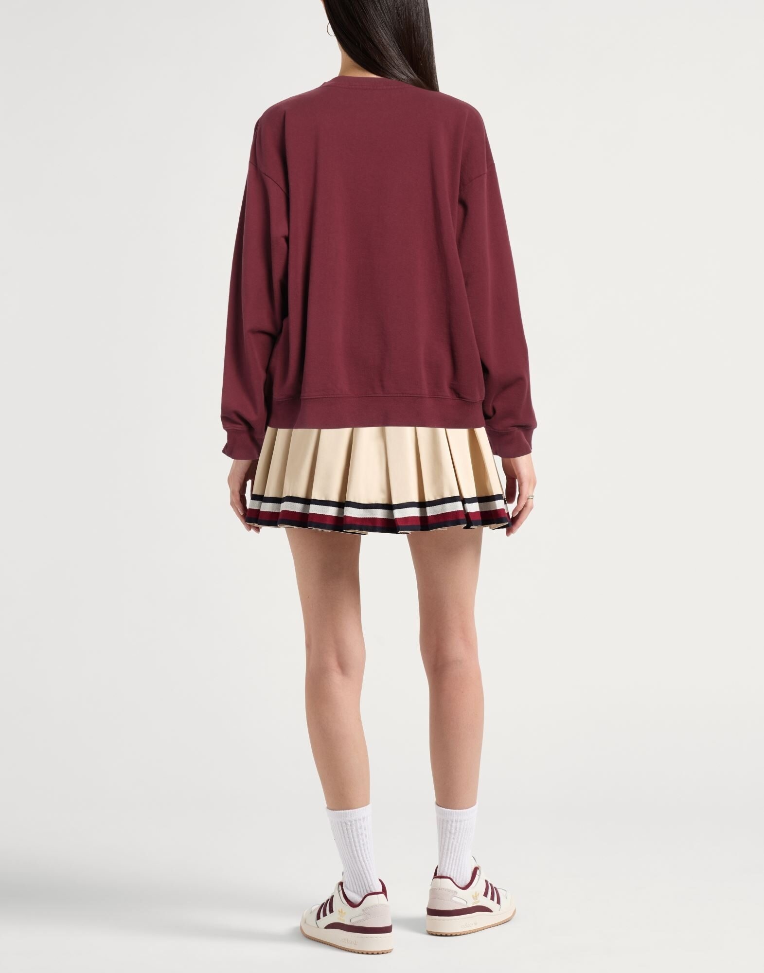 Burgundy Women's Sweatshirt - 3