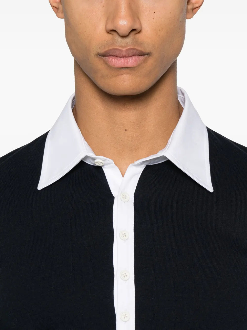 Classic Fit Long Sleeve Rugby Polo - 4