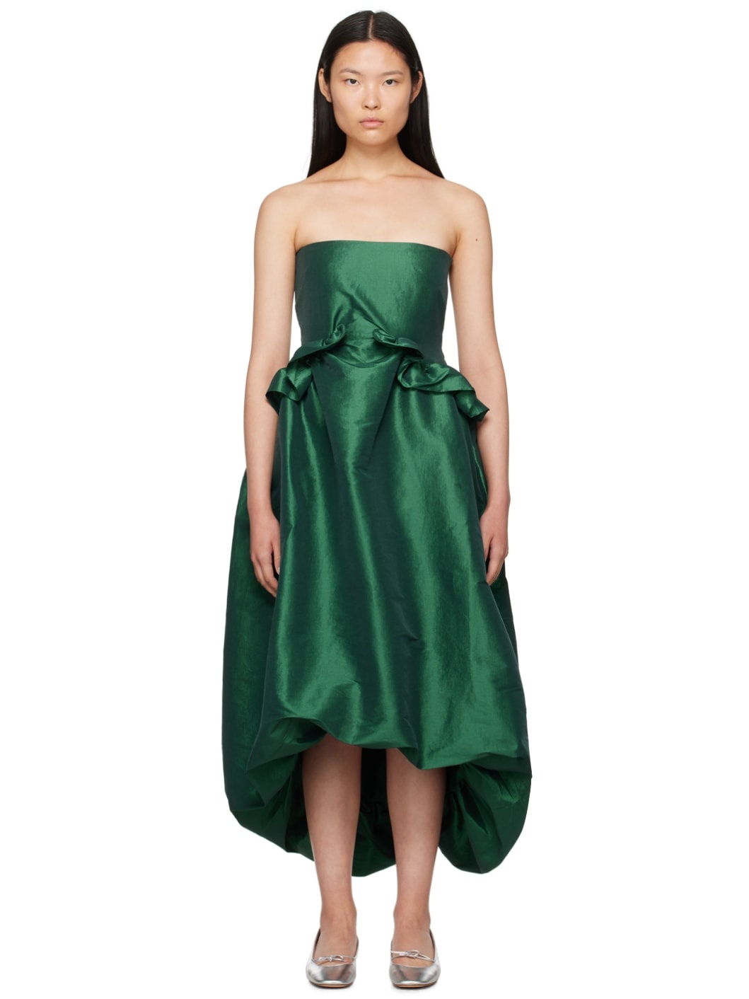 SSENSE Exclusive Green Midi Dress - 1