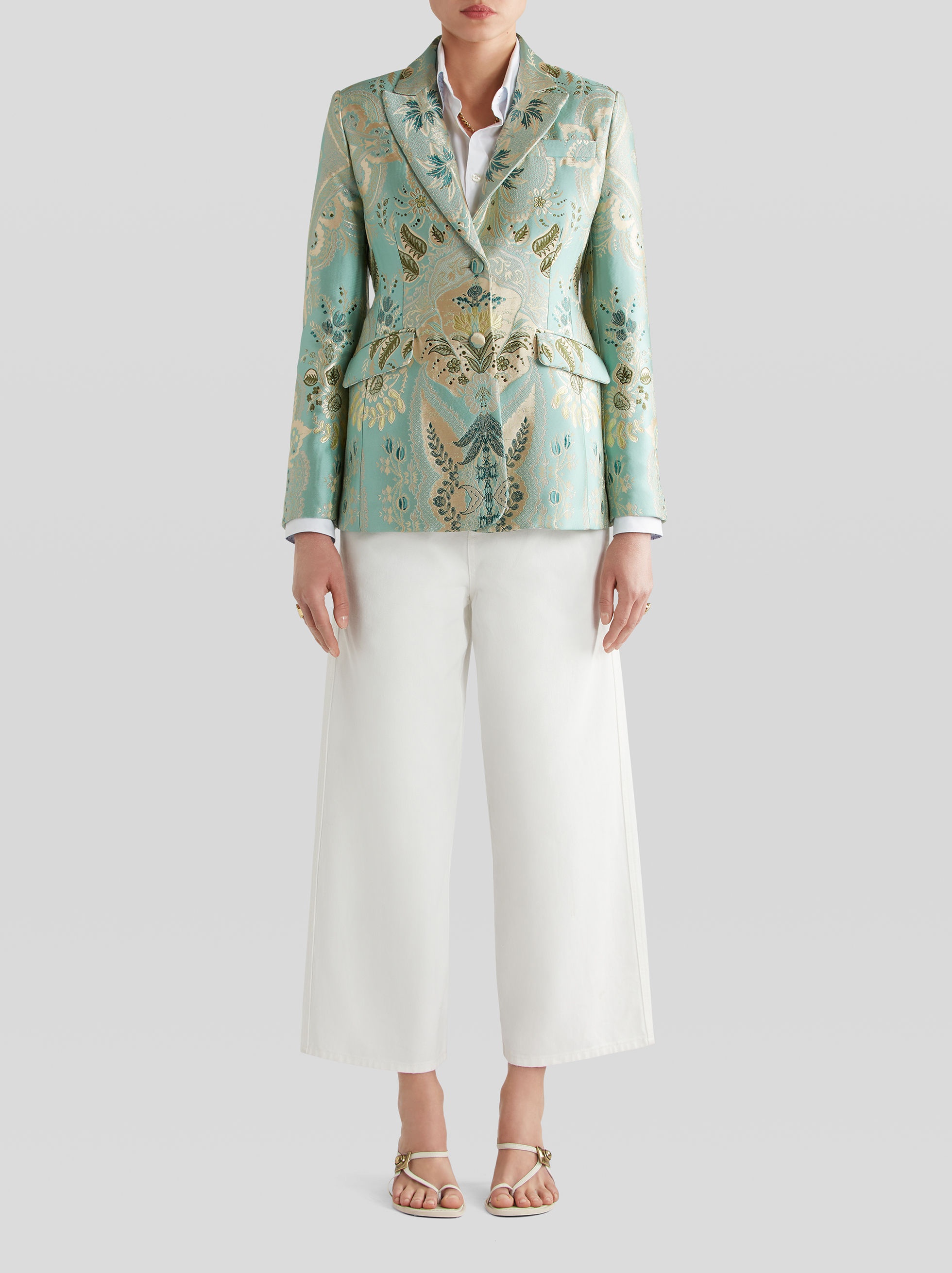 TAILORED JACQUARD JACKET - 3