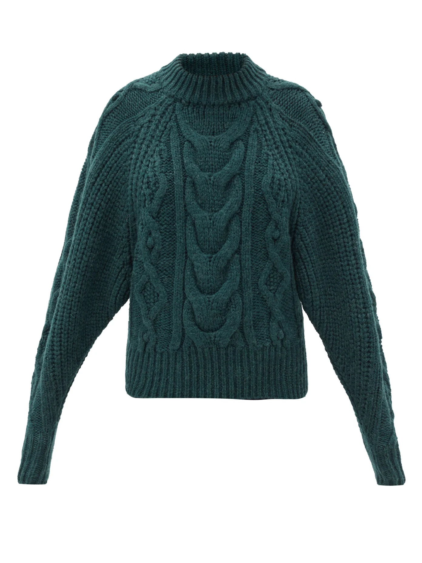 Flover cable-knit wool-blend sweater - 1