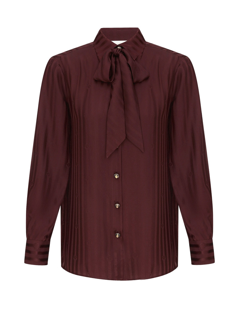 LUNA JACQUARD RELAXED SHIRT 1