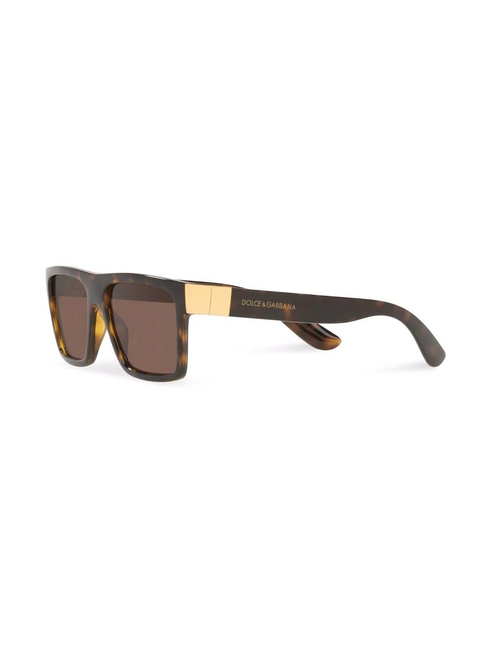 square-frame tortoiseshell-effect sunglasses - 2