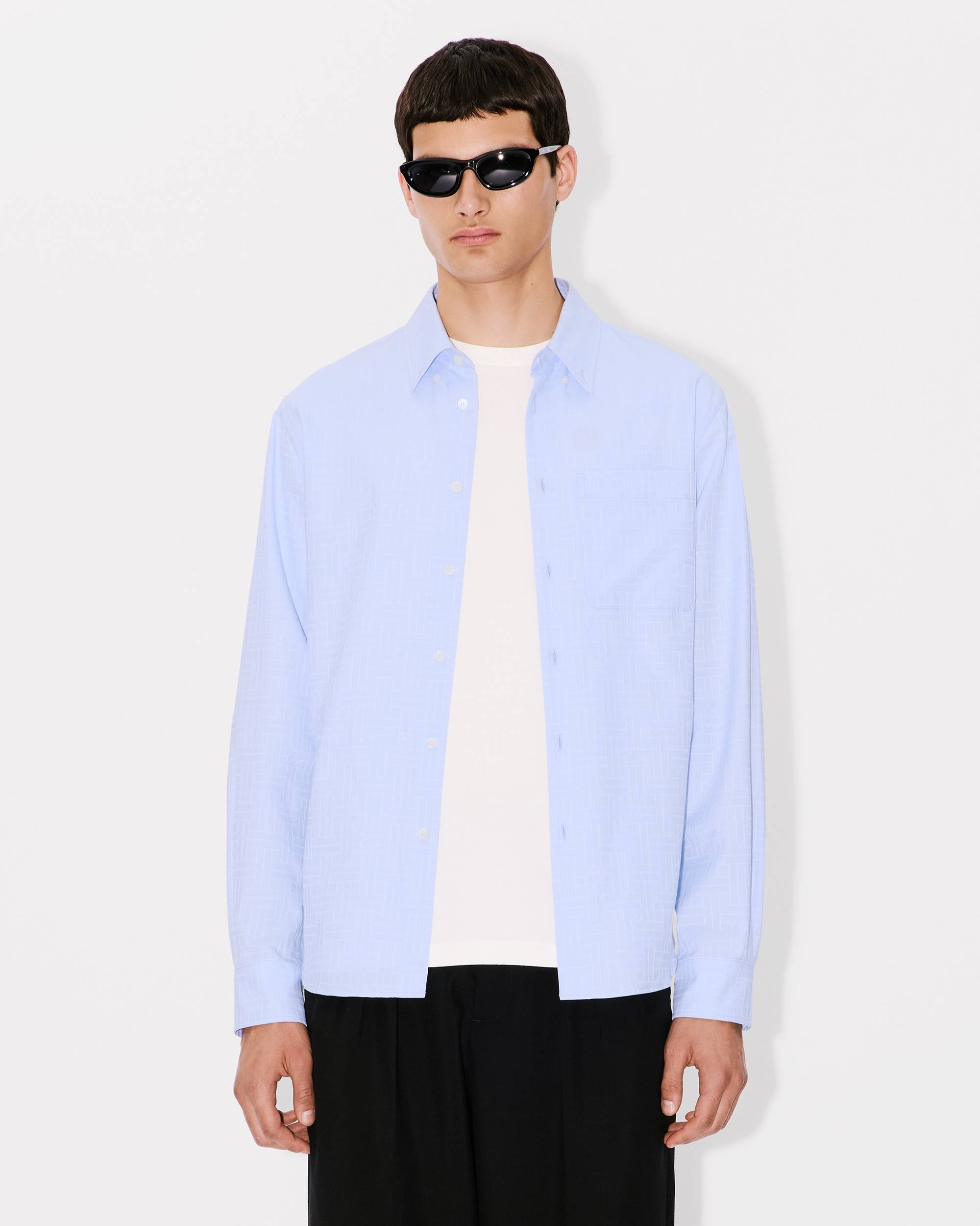 'KENZO Weave' jacquard slim shirt - 3