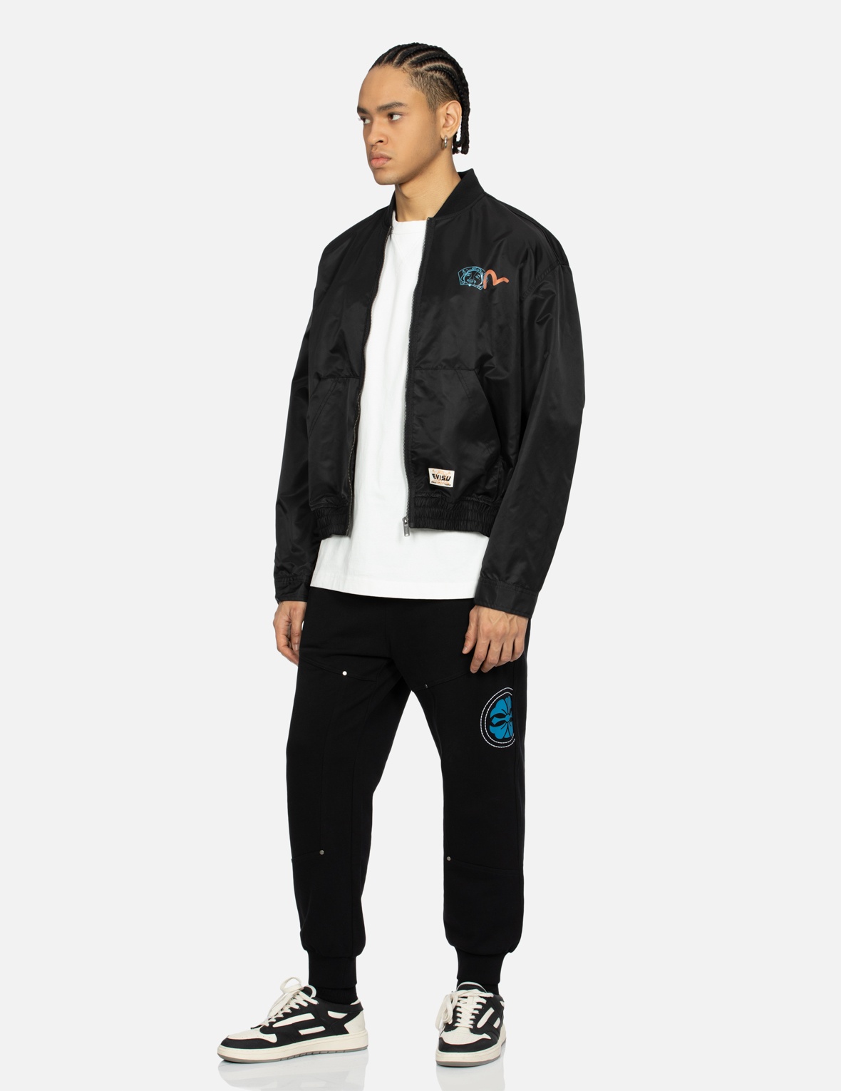 GODHEAD WITH SOCIAL MEDIA INSPIRED PRINT RELAX FIT JACKET - 4