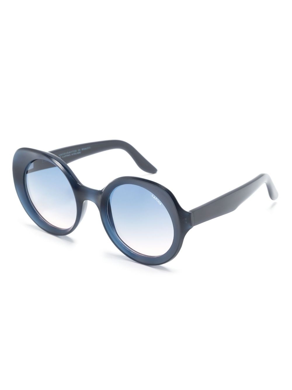 Carlota Natural round-frame sunglasses - 2