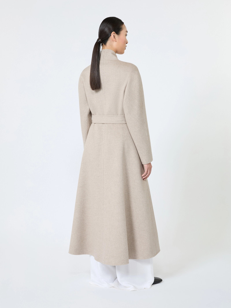 FRAGOLA Cashmere Redingote coat - SAND 4