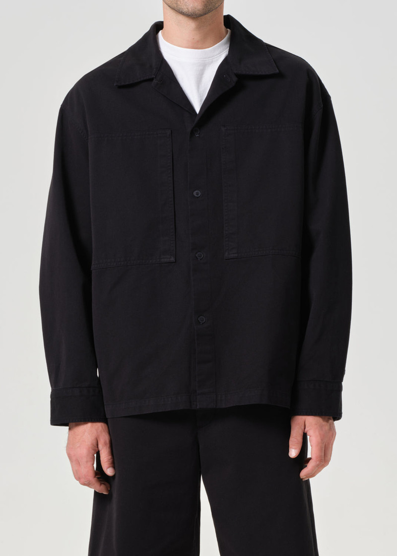 AGOLDE RHODE OVERSHIRT IN BLACK outlook