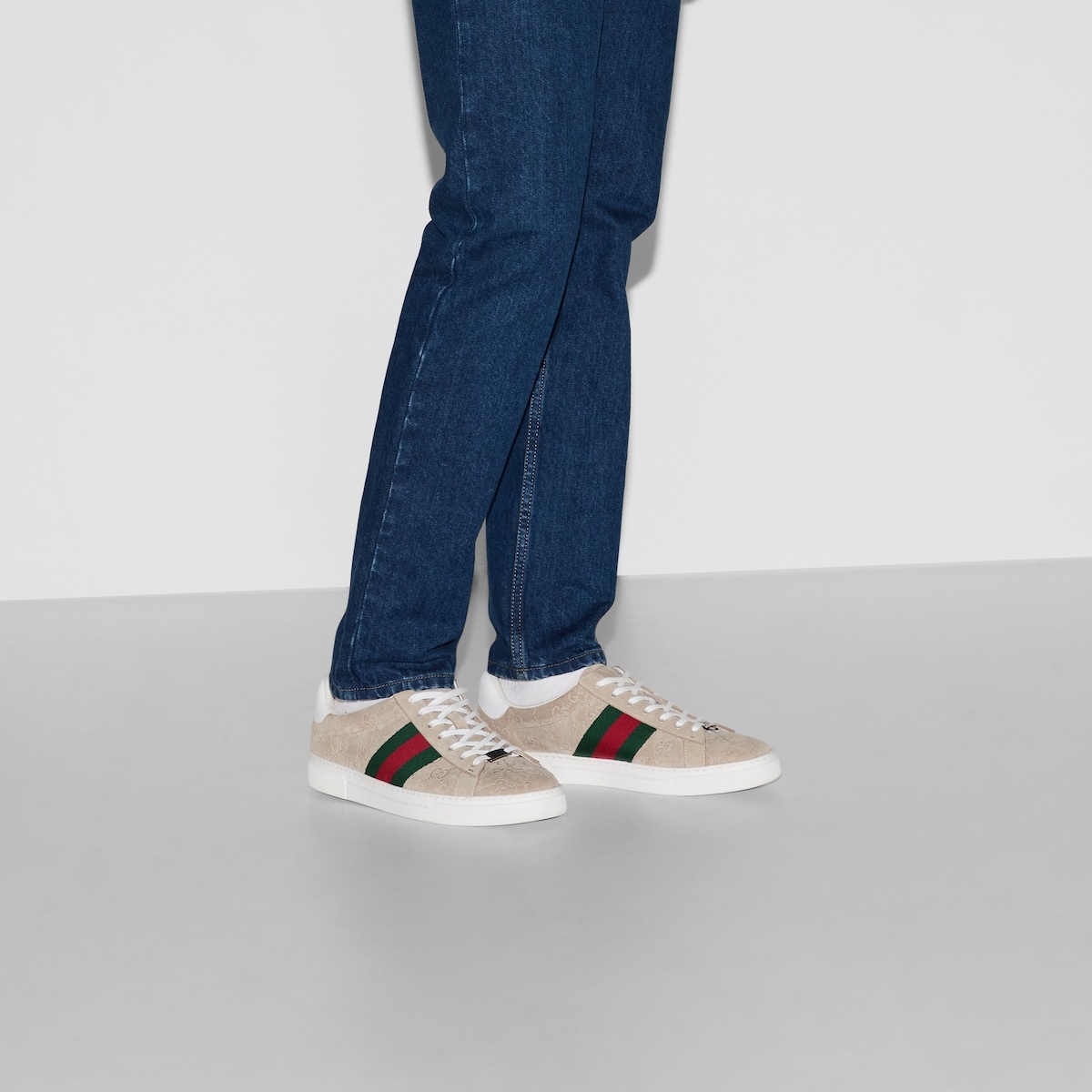 Men's Gucci Ace sneaker with Web - 2