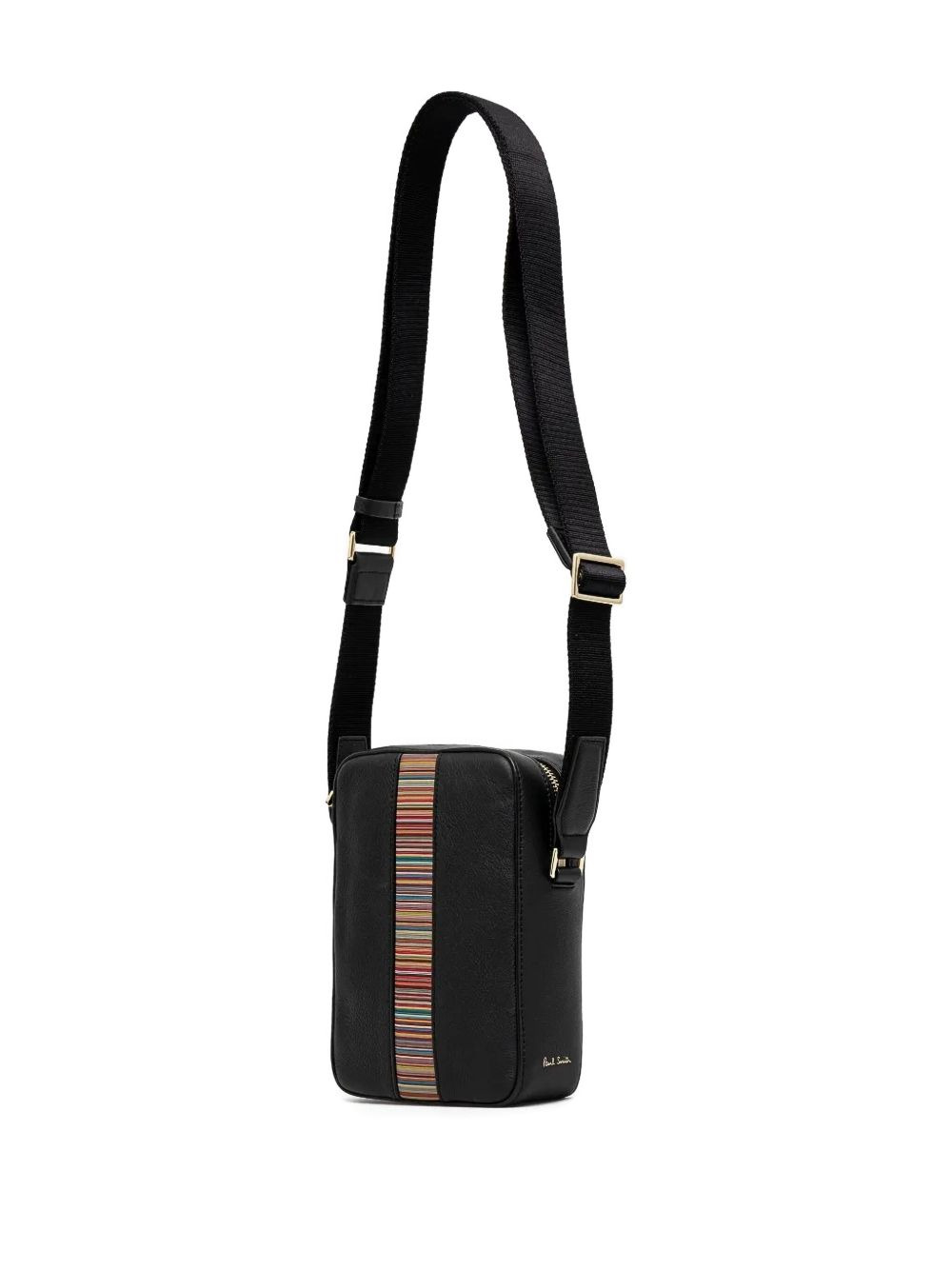 stripe-detail messenger bag - 2
