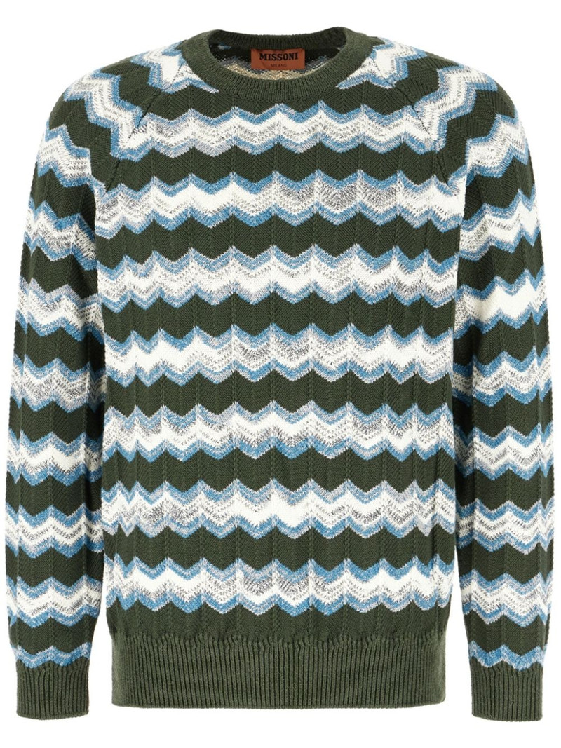 intarsia-knit sweater 1