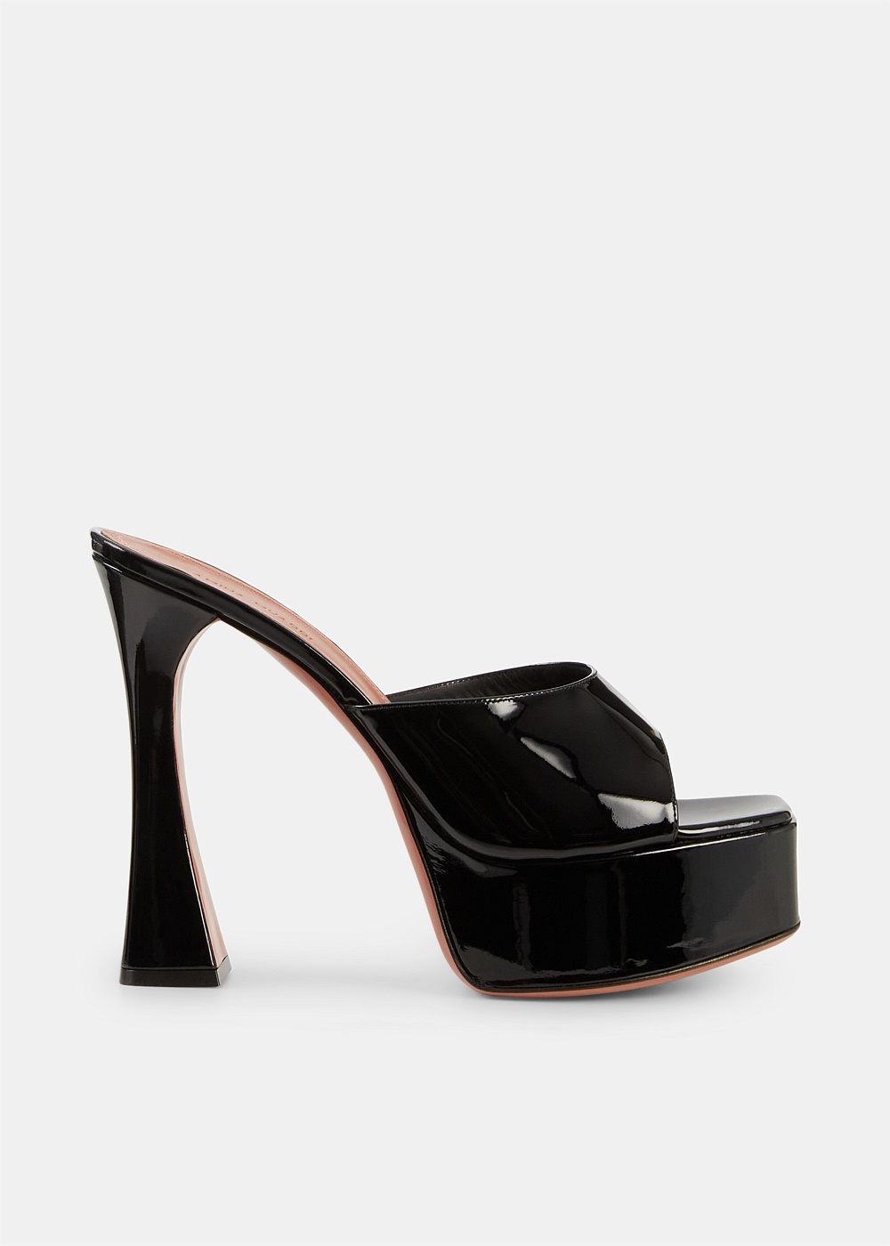 Black Patent Dalida Sandal - 1