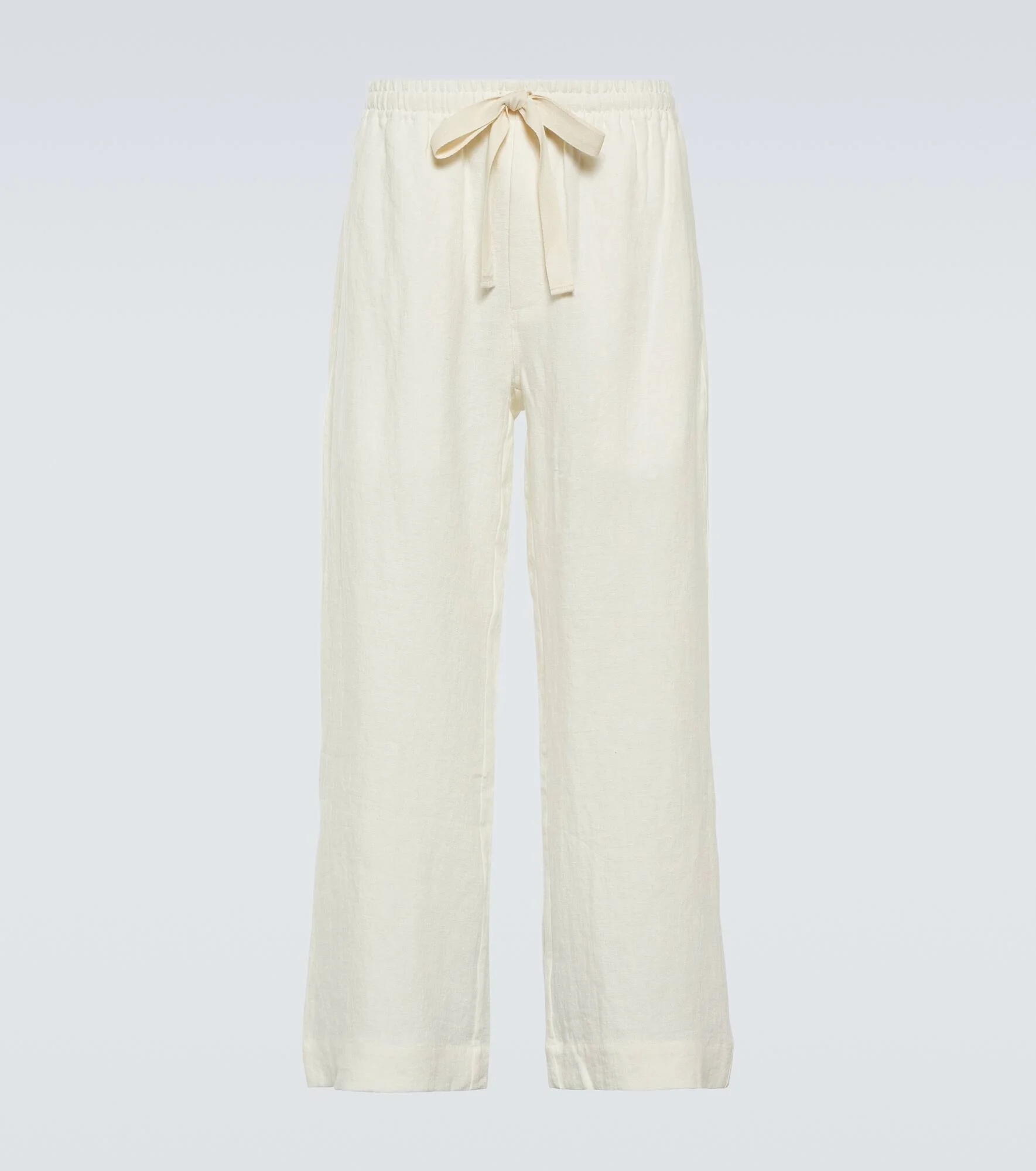 Linen wide-leg pants - 1