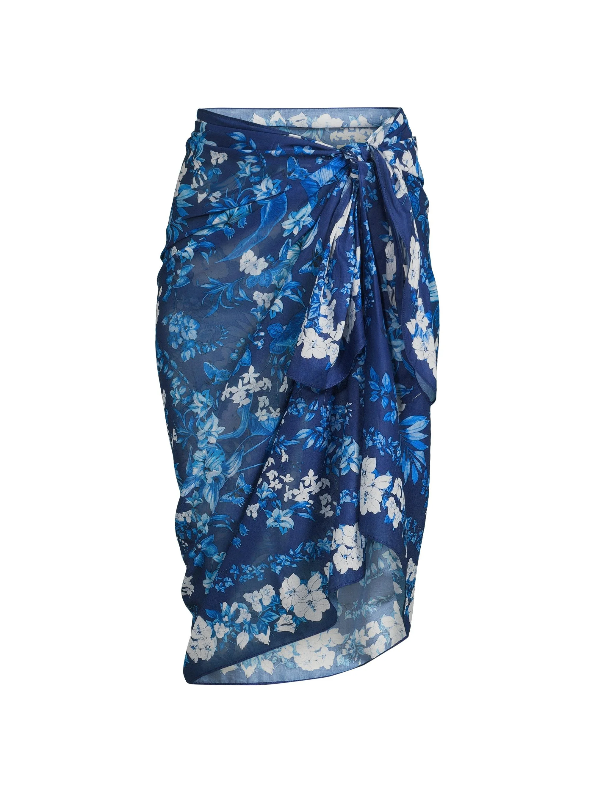 Women's Mckenzie Floral Cotton Pareo - Indigo Multi - 1