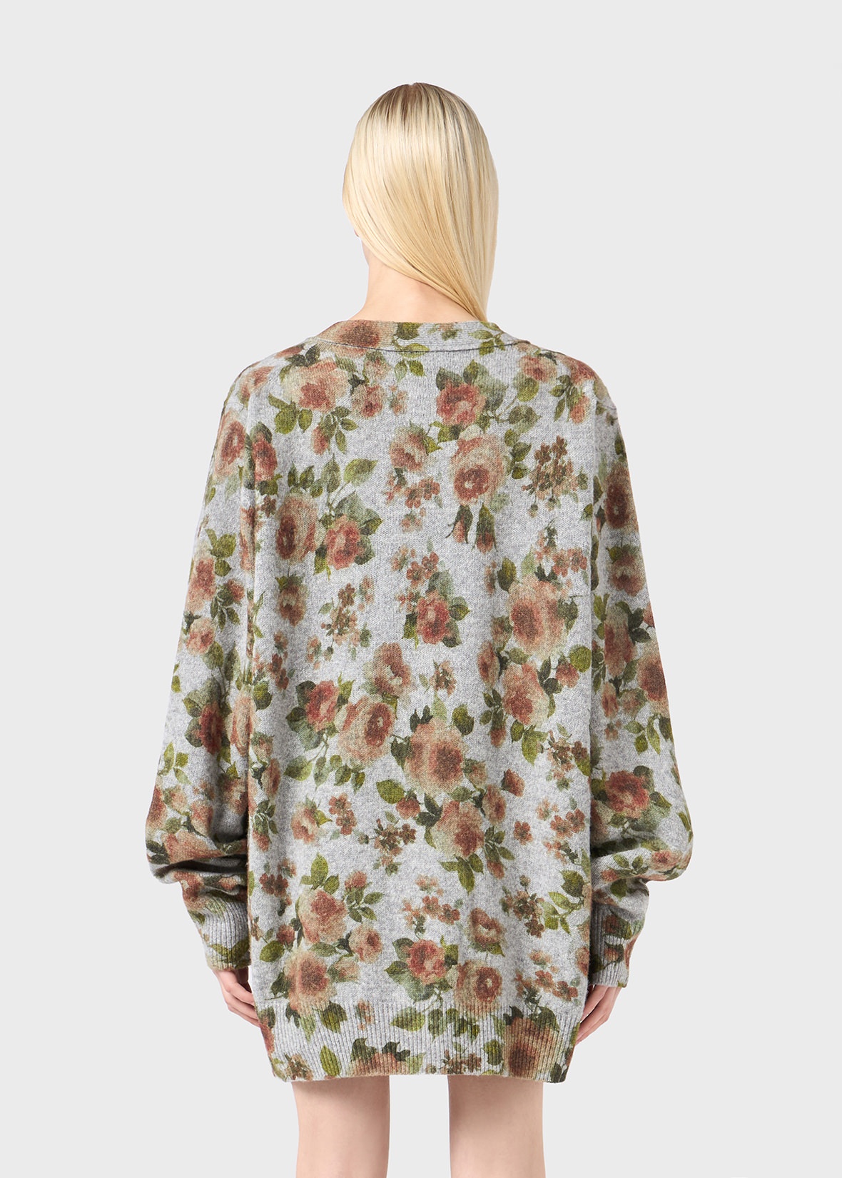 ROSE PRINT CARDIGAN - 4