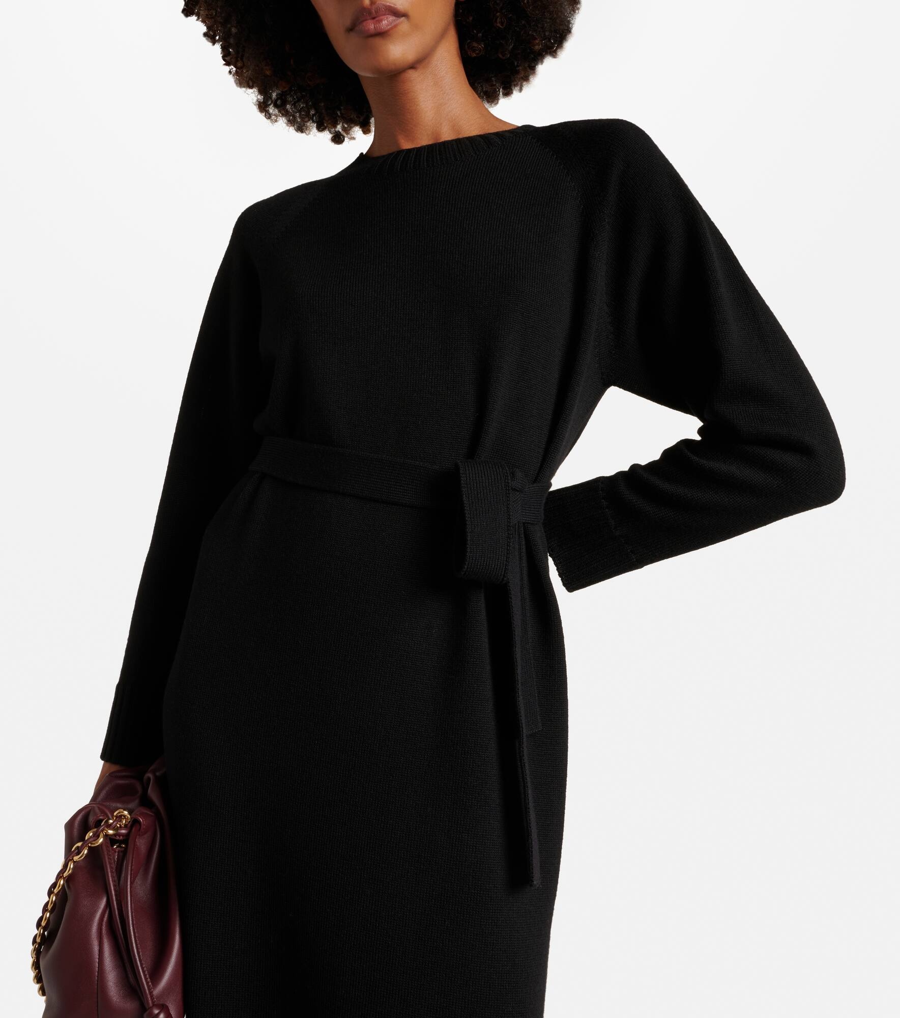 Virgin wool midi dress - 5
