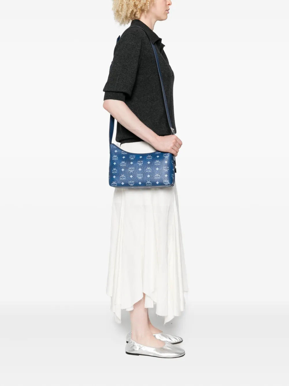 MCM - Unisex Aren Vi Small Hobo Bag - 3