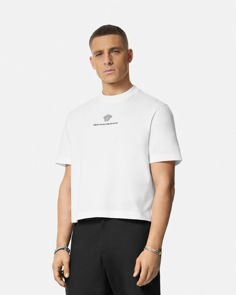 Embroidered Medusa Milano T-Shirt 4