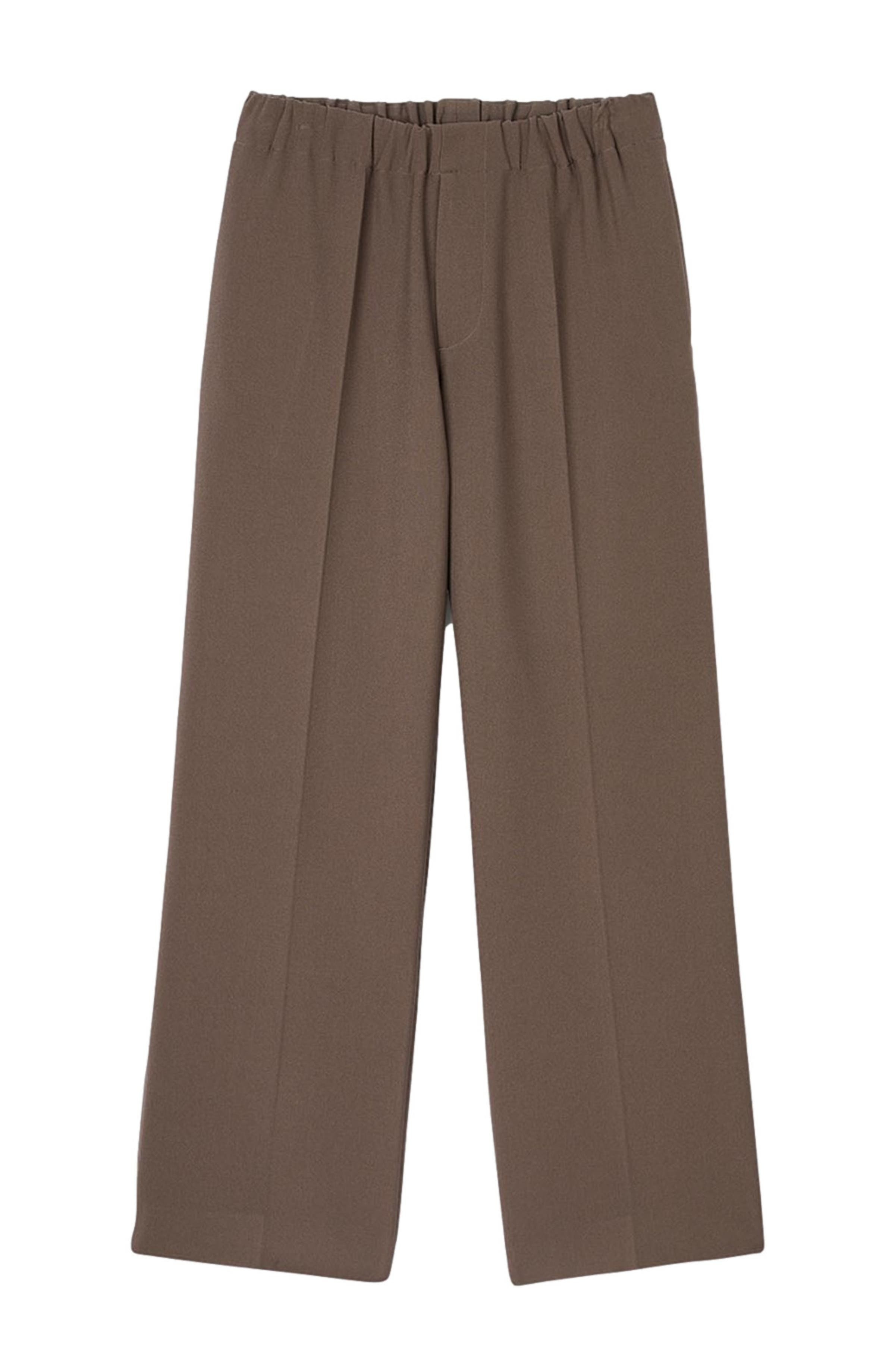 SANDRO Wide-leg trousers in Taupe at Nordstrom - 6