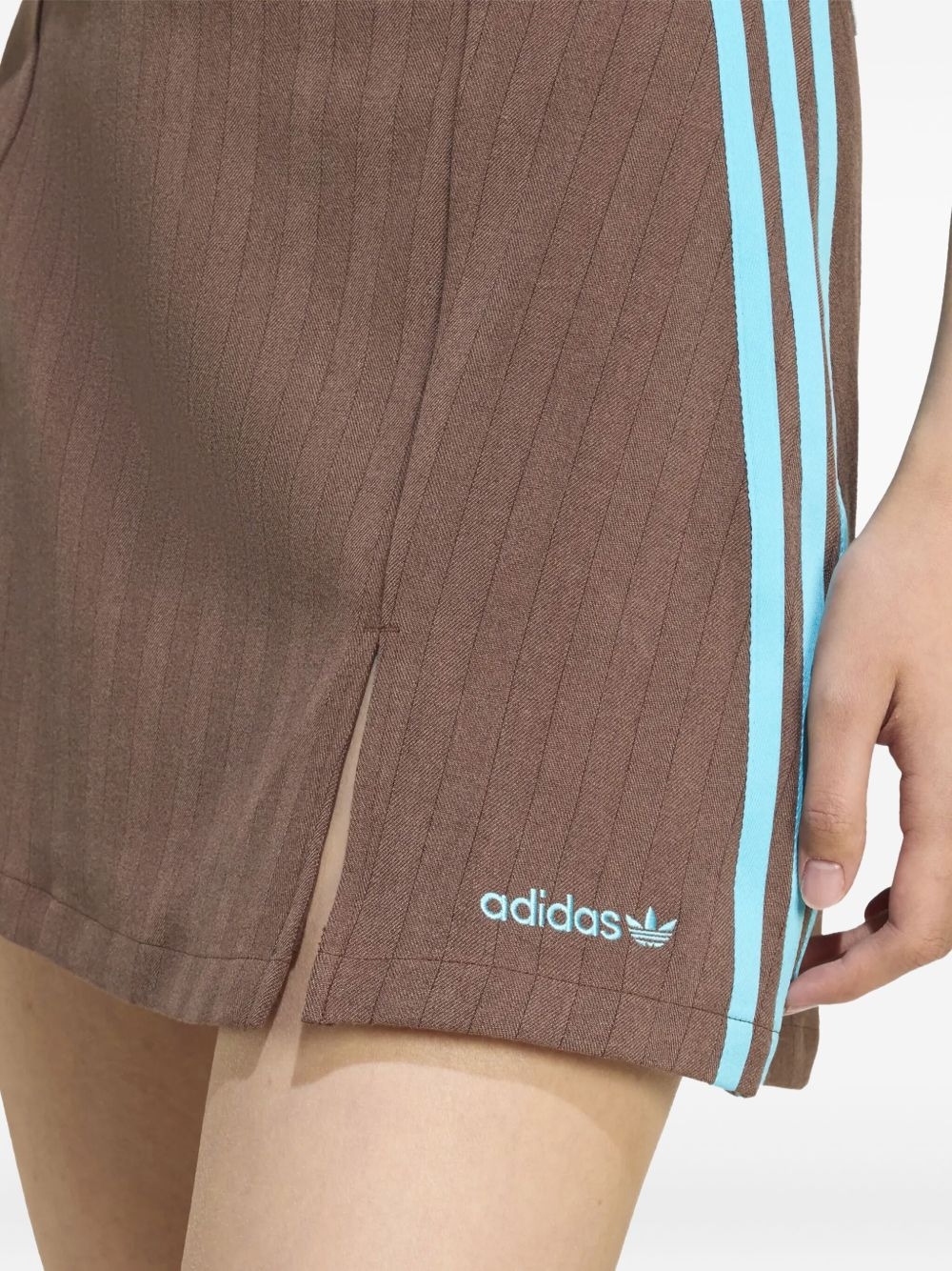 3-stripe logo mini skirt - 2