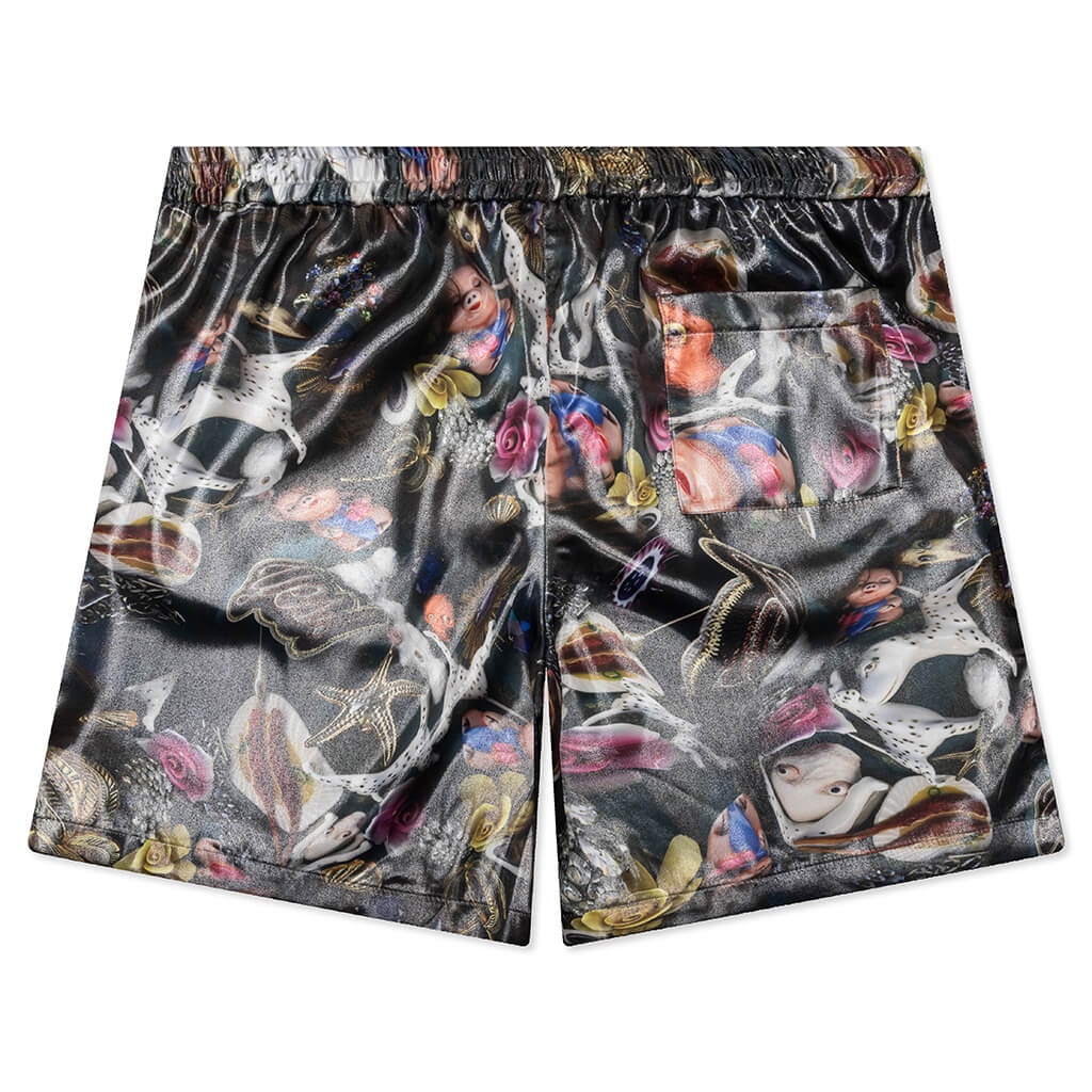 PRINTED SHORTS - BLACK/MULTI - 2