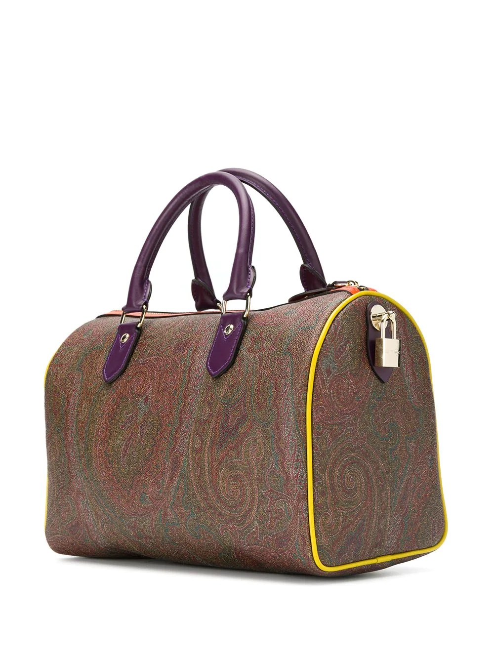 paisley print bowling bag - 3