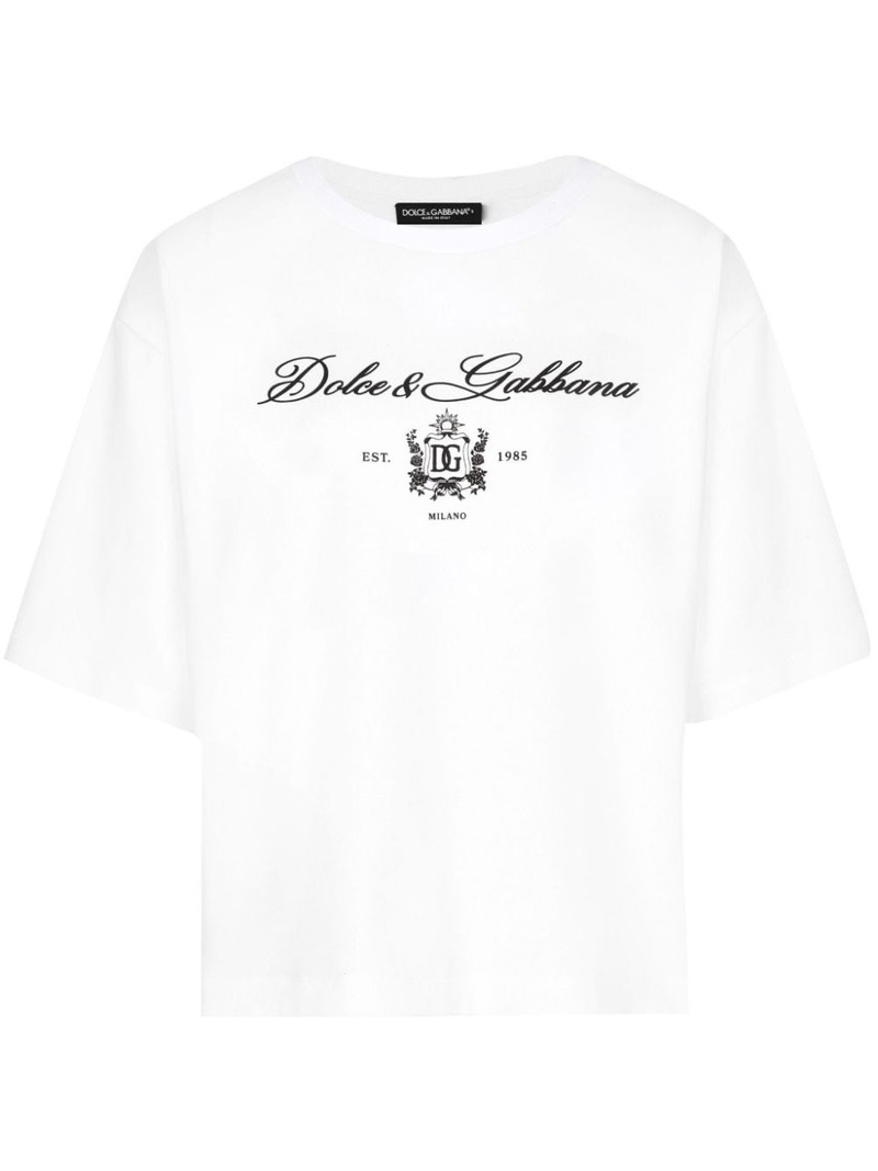 logo-print T-shirt 1