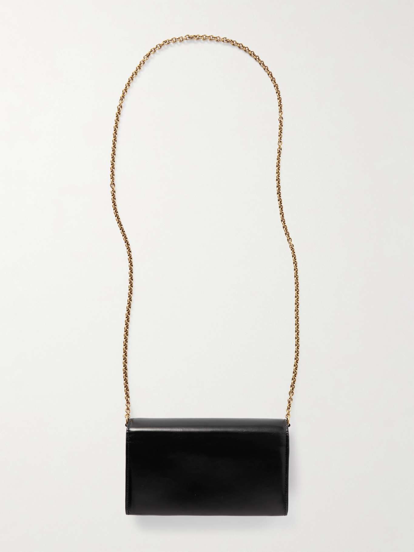 Iconic embellished leather shoulder bag Black - 3