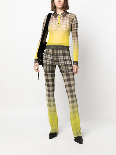 OTTOLINGER checked stretch shirt outlook