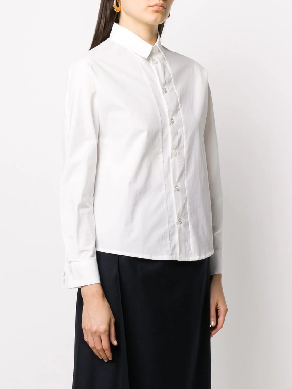 plain cotton shirt - 3